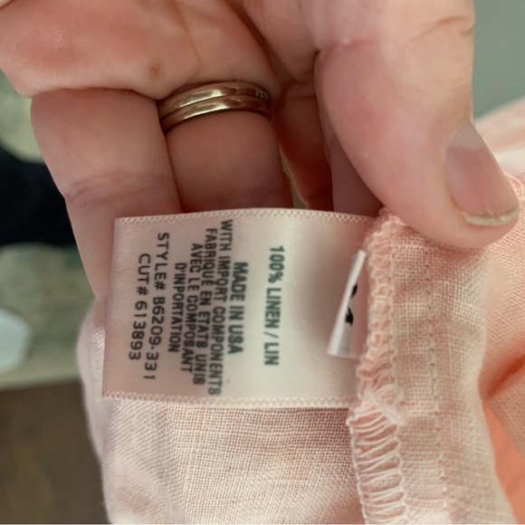 Bella Dahl Pink Linen Dress - Picture 4 of 4